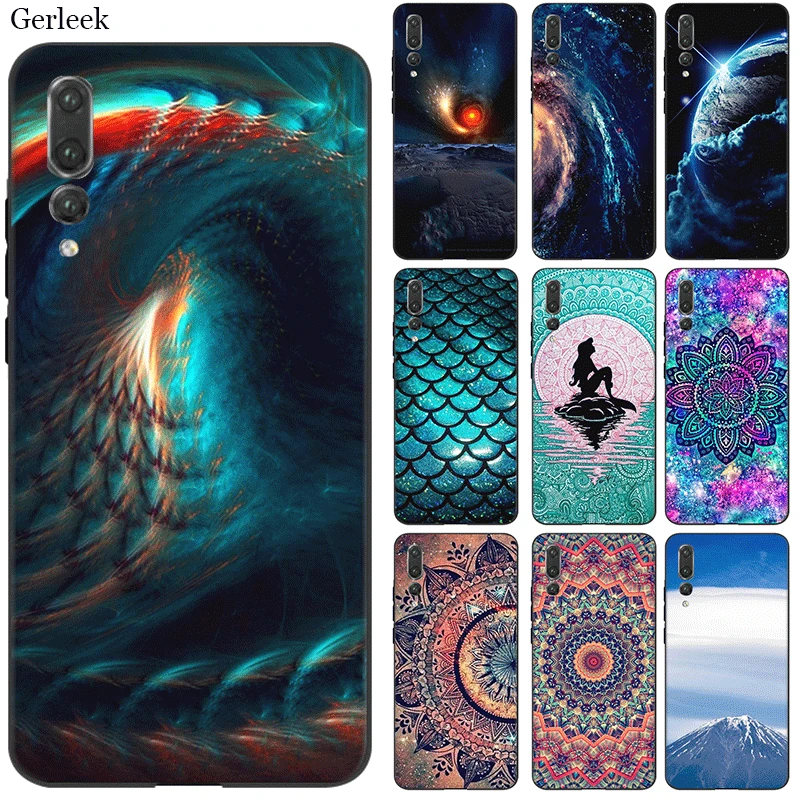 Силиконовый чехол для телефона huawei P30 P20 P10 P8 P9 Lite Pro P Smart Cover Cool Pictures On Bag