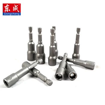 

Dongcheng Chrome Vanadium Steel Features 100% H Adapter Hex Shank to 6mm-12mm Extension Drill Bits Bar Hex Bit Set Hand Tools