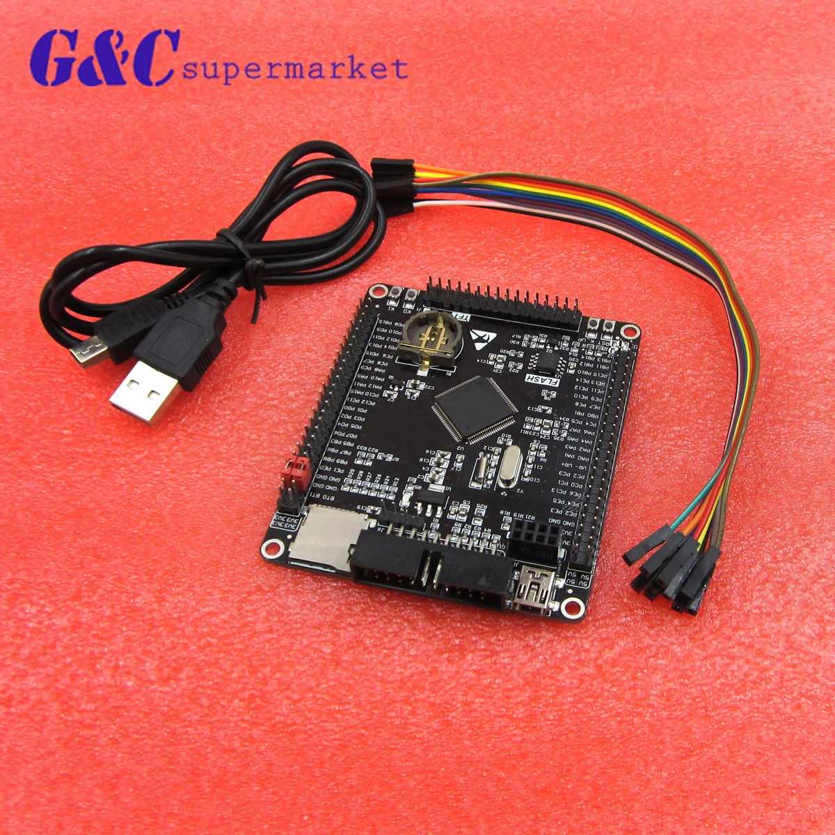 Макетная плата STM32F407VET6 основная M4 STM32F4 ручная макетная | Электронные компоненты и
