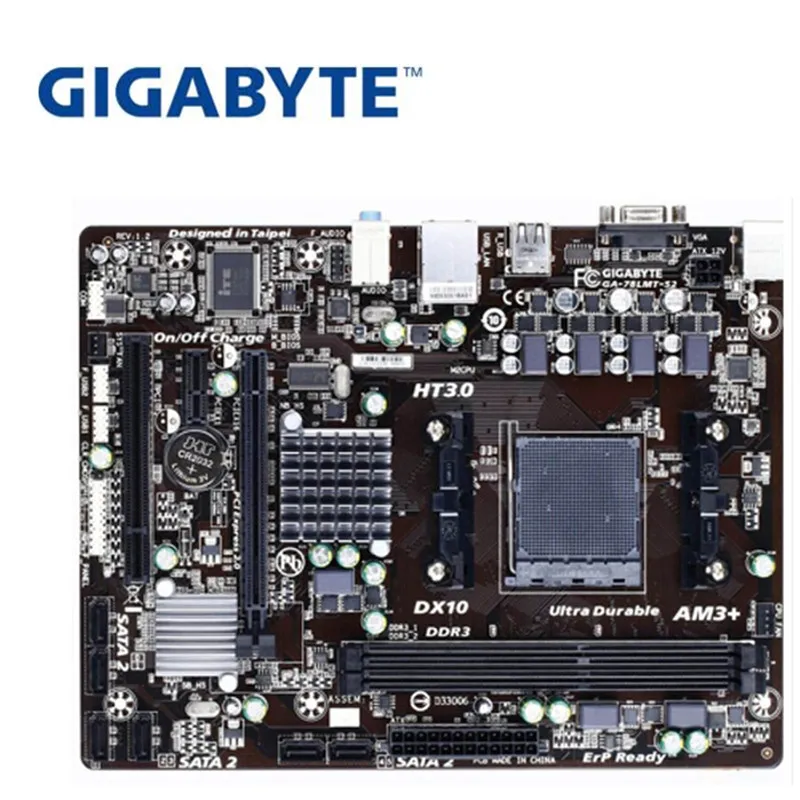 Оригинальная новая системная плата Gigabyte для AMD Socket LGA 1151 DDR3 USB3.0 SATA3.0 VGA + AM3/AM3 |