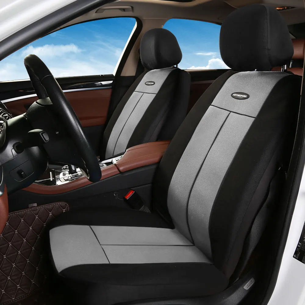 

ROWNFUR Car Seat Cover Universal Flocking Cloth Four Seasons Use Protector Car Seats Fit Most Cars Interior Accessories