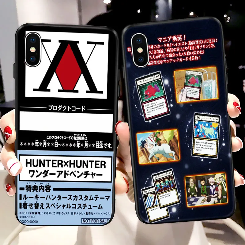 Чехол Hunter x Для iPhone XS Max HunterxHunter мягкий силиконовый чехол для X 11 Pro SE XR 7 6 8 Plus |