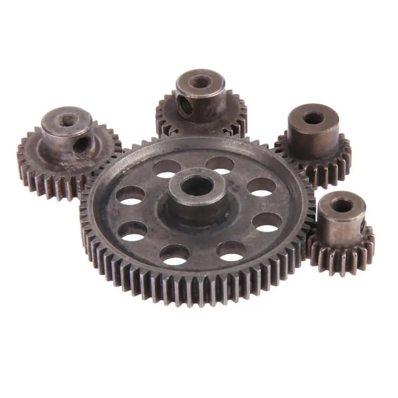 

Hot 5pcs/Set Differential Main Metal Spur Motor Gear RC Toys Part for HSP Truck