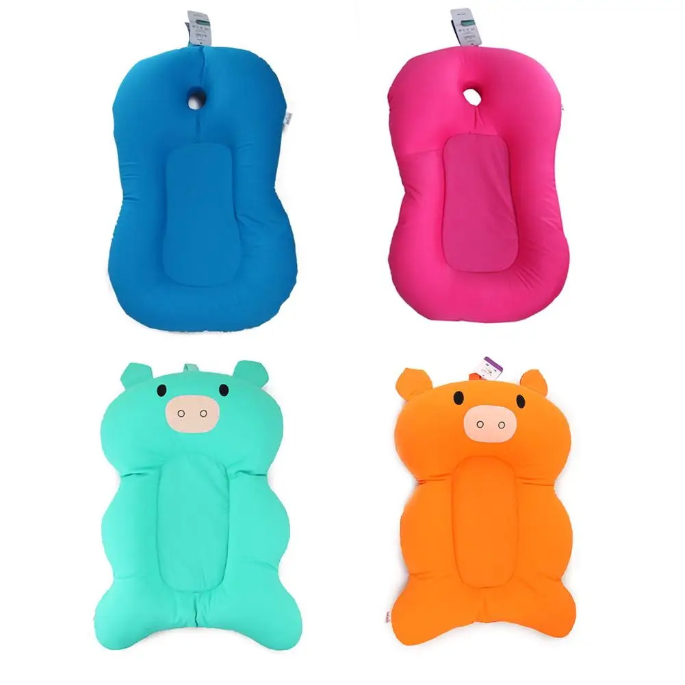 Newborn Baby Soft Bathtub Mat Infant Cartoon Safety Cushion Bath Support Shower Non-Slip Baby Tubs Baby Shower for Toddler