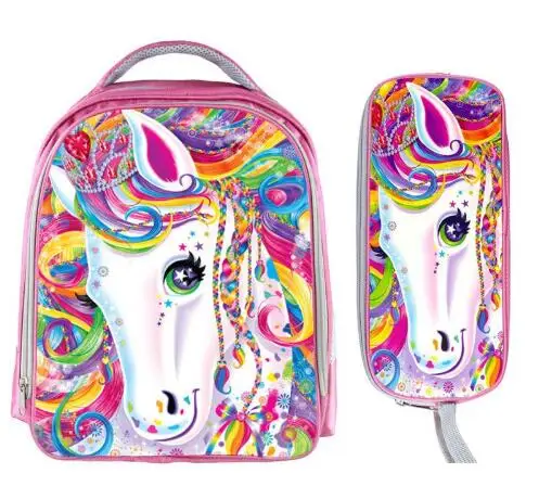 Colorful Cartoon Unicorn Book Backpack Girls Schoolbag Cat With Crown School Bags Kids Backpacks For Adolescent Girls Best Gift Colorful Cartoon Unicorn Book Backpack Girls Schoolbag Cat With Crown School Bags Kids Backpacks For Adolescent Girls Best Gift