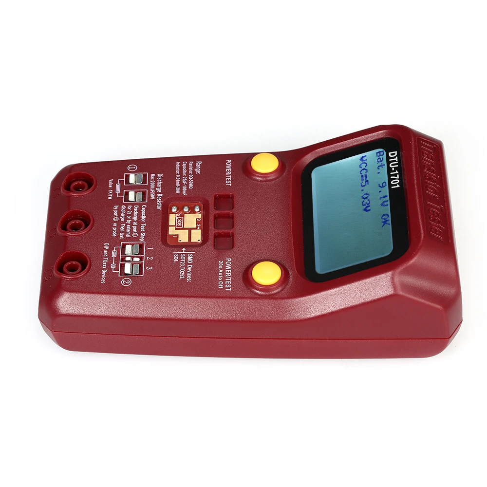 Цифровой ESR MOS/PNP/NPN SMD тестер Транзистор компонент микросхемы сопротивления
