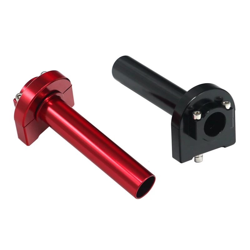 MotoLovee Universal 7/8" Motorcycle Throttle Twist Grips 22mm CNC