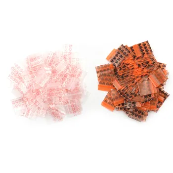 

Hot 100Pcs Cheaper Small Plastic Zipper Bag Ziplock Bag Plastic Packaging Bags Ziplock Pill Packaging Pouches Mini Zip Lock Bags