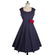 Frauen Vintage 50 S 60 S Schaukel Pinup Retro Cocktail Hausfrau Kleid