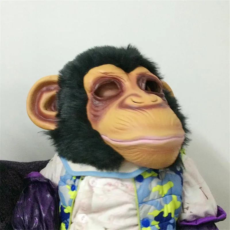 Halloween King Kong gorilla costume play Masks Monkey Latex Mask Scary Animal Masks Masquerade Party Mask FA40 (7)