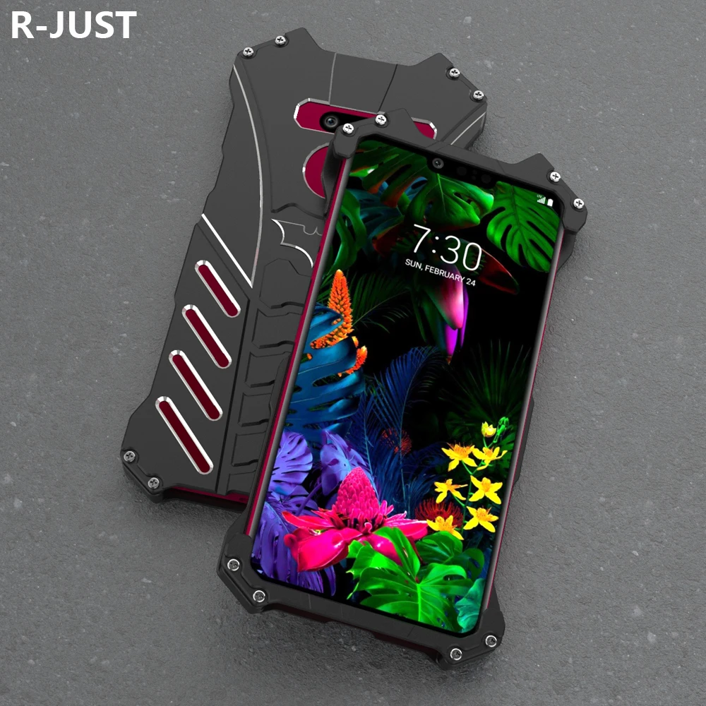 Для LG G8 ThinQ чехол Роскошный тонкий жесткий металлический алюминиевый сплав Броня Защитная задняя крышка чехол для телефона LG G8 чехол Hoesje