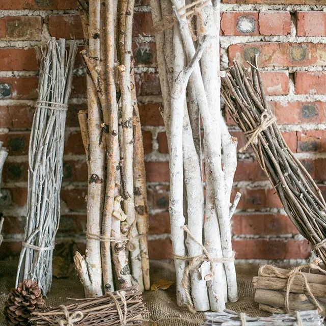American Village Natural Dried Tree Branch Sticks Bouquet Home American Village Natural Dried Tree Branch Sticks Bouquet Home Balcony Christmas Holiday Fl Arrangement Decor Firewood