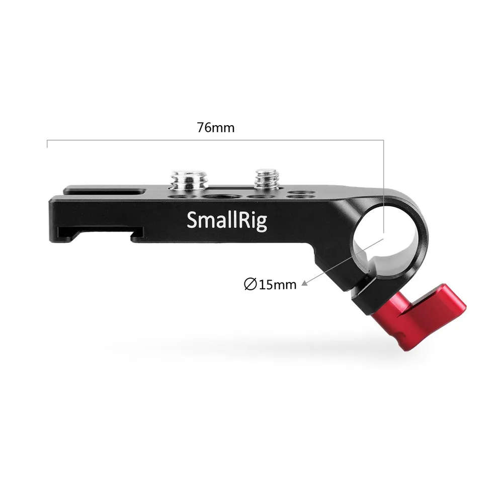 SmallRig мини Монтажная пластина с одним зажимом стержня 15 мм для монитора " 7"/фонарика/микрофона/шарнирного рычага-1906