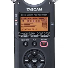 TASCAM dr-40 ручной цифровой диктофон профессиональная записывающая ручка бренд