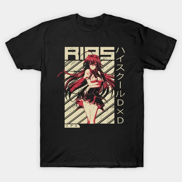 

Men tshirt Short sleeve Rias Gremory High School DxD Anime Shirt High School Dxd Rias T Shirt Women t-shirt