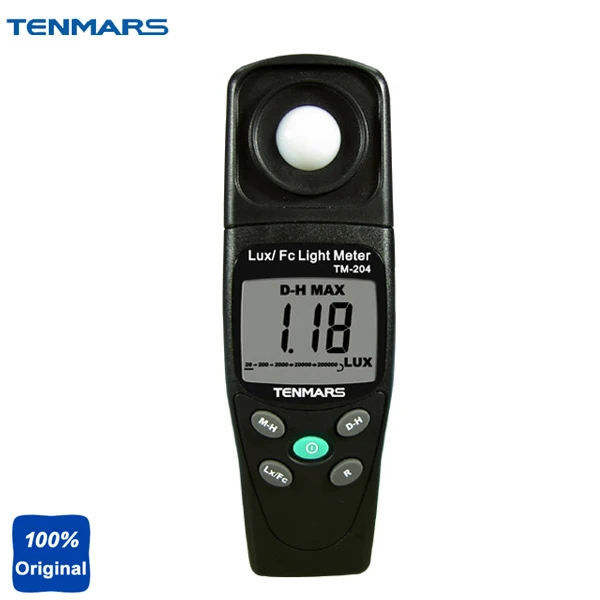 TM 204 Digital Light Meter LUX and FC Ligth Meter Measuring Lights