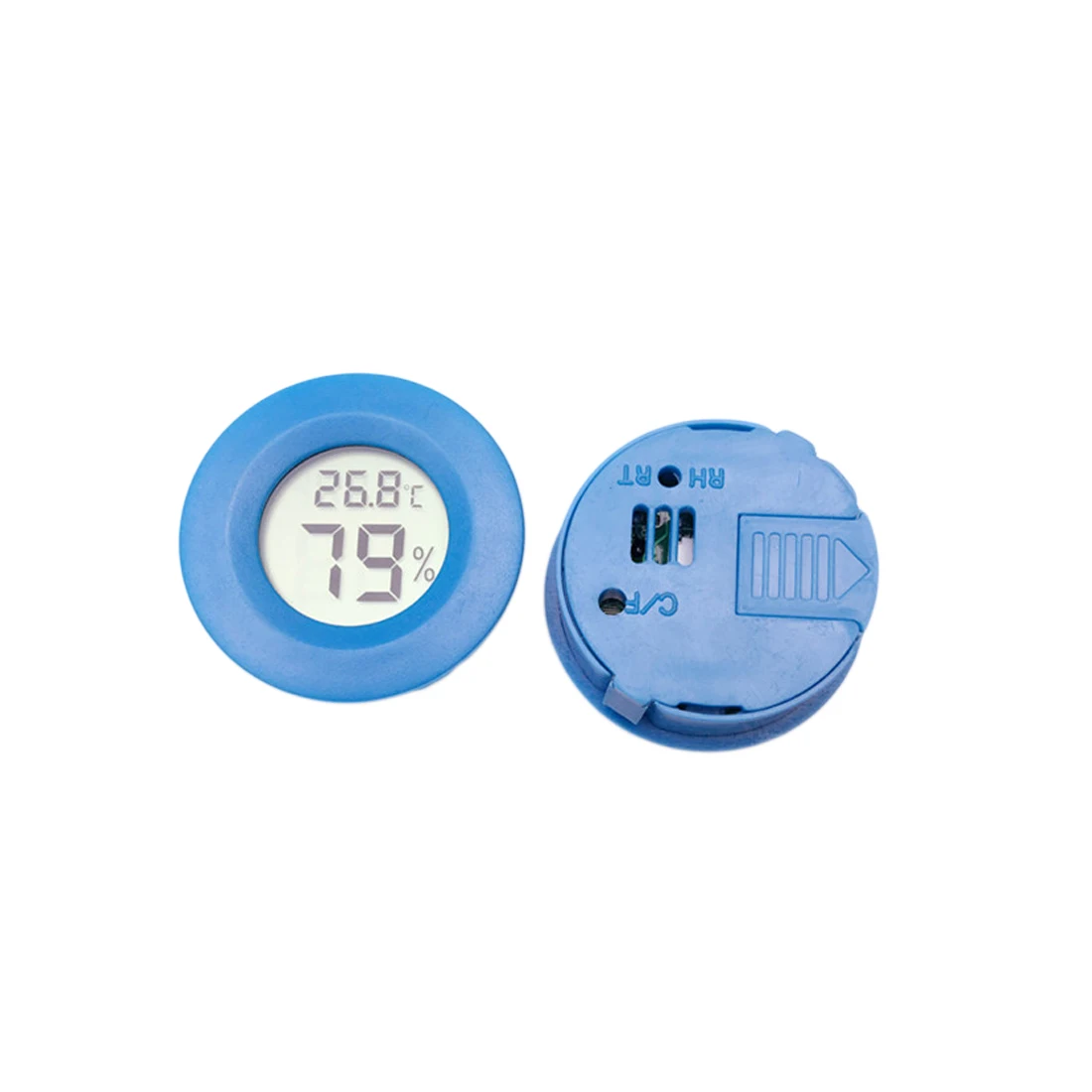 Высокая шт. 1 шт. Мини ЖК дисплей Цифровой термометр гигрометр холодильник морозильник Тестер Температура измеритель влажности детектор - Цвет: Синий