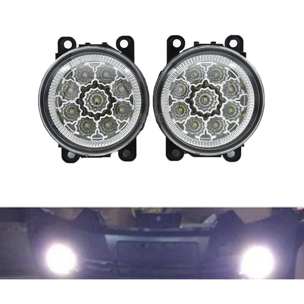 

2PC Car Styling Round Front Bumper LED Fog Lights DRL Daytime Running For OPEL ASTRA H Hatchback 2005-2010