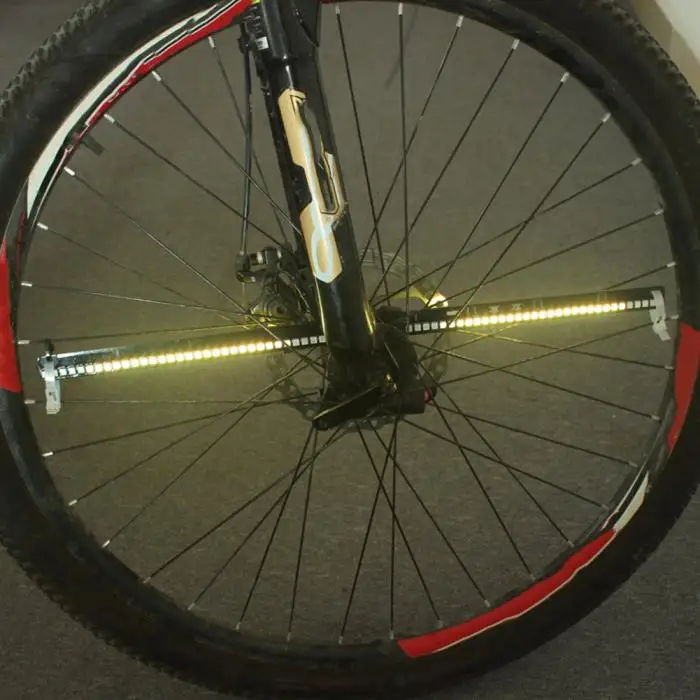 Discount Hot DIY LED Bike Wheel Spoke Light USB Rechargeable Bicycle Waterproof Rim Night Riding Accessories DO2 15