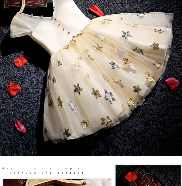 Блестками звезд детские платья с v-образным вырезом для девочек в цветочек платья бальное платье для девочек Праздничное платье для дня рождения костюм Бисер вечерние платье B190