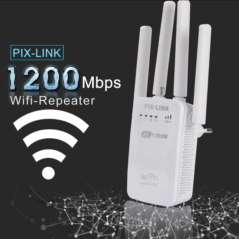 

2.4G 5G Dual Band Wi-fi Router 1200Mbps 802.11ac Wifi Repeater Router AP Wireless AC Expand Wifi Network GateWay WISP Min Router