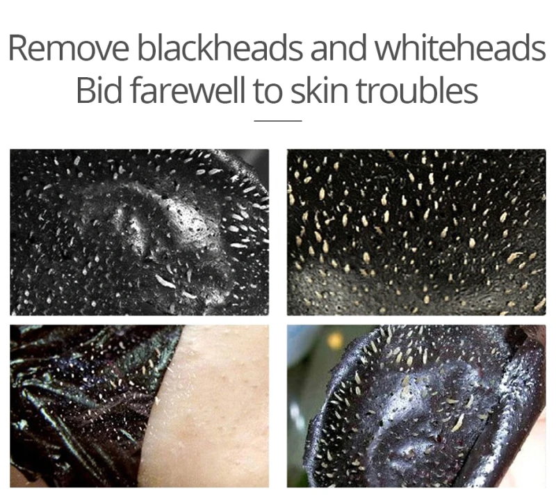 VG Новая маска с перекрестными границами бамбукового угля для удаления черных точек, сужающая поры, глубокий Чистый черный лист пасты, Корейская маска для ухода за кожей TSLM2
