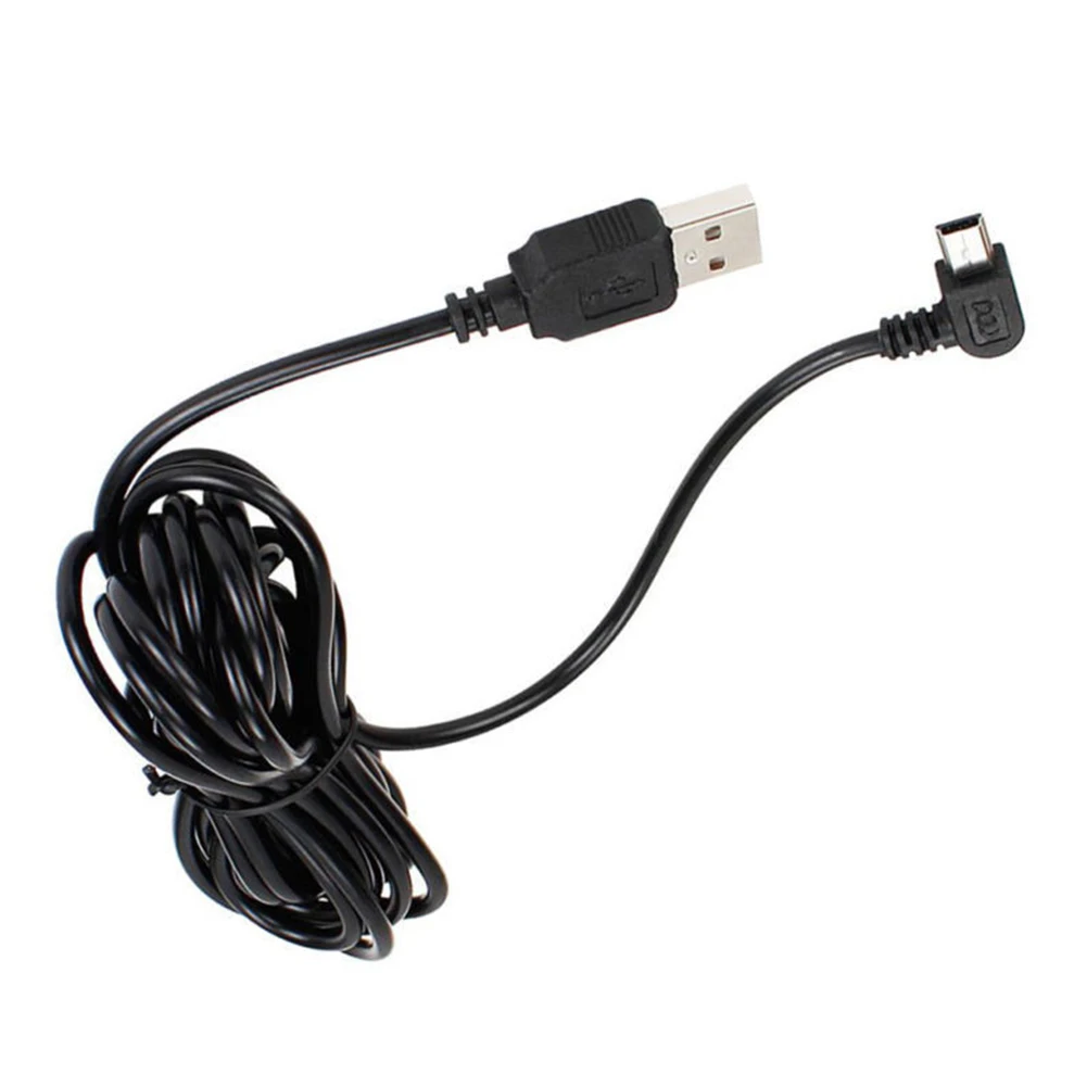 

Car Supplies Right Angle Durable L Shaped Charging Cable Driving Recorder Connector Power Plug 3.5m Data USB Mini 5Pin
