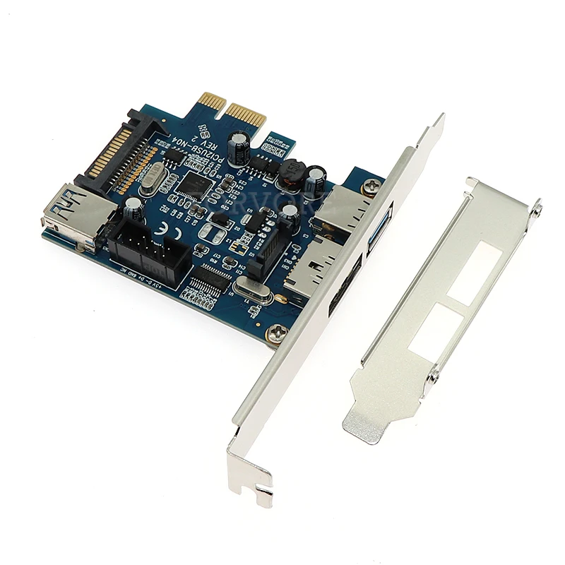 PCI express PCI-e до Мощность eSATA+ USB3.0+ 9pin USB2.0 адаптер конвертер карты с SATA Мощность разъем