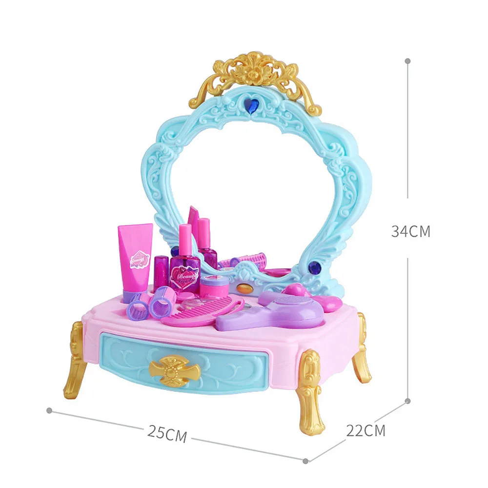 Новые Детские ролевые игры Делюкс игрушки единорог с принтом Make Up туалетный столик Моделирование игрушка