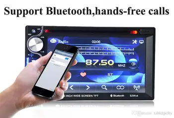 

universal 2 Din 6.2" inch in-dash Car DVD player with BT/TV/Big USB slot/SD/AUX,audio Radio stereo,car multimedia headunit