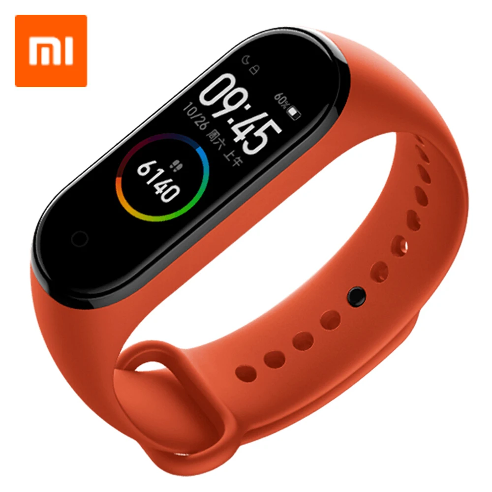 Смарт браслет Xiaomi 4 стандартное издание цветной экран 0 95 дюйма водонепроницаемые