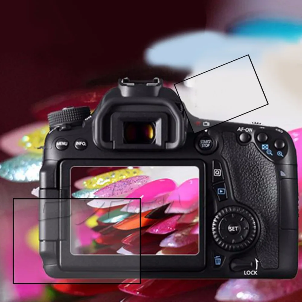 

GGS Self-Adhesive Optical Glass LCD Screen Protector For Canon EOS 6D Set New arrvial 2017