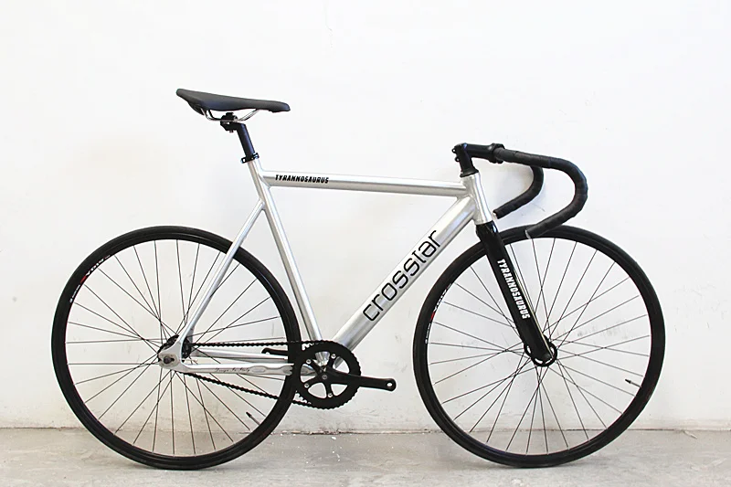

Crosstar Tyrans T2 Fixed Gear Bike Urban Track Bike Fixie Carbon Fiber Fork Commute Bike 15mm road bike fixie bicycle