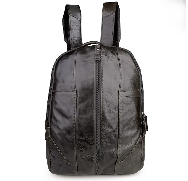 

Free Ship JMD 100% Genuine Leather Unisex Professional Outdoor Sport Hiking Vintage Backpack # 7244J