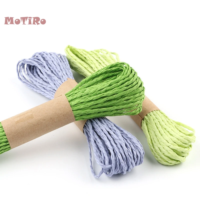 MoTiRo,30Y/Lot,Paper Rope Material DIY,Twisted Paper Rattan Rope For Children/Handmade/Creative Paste Painting/Educational Toys