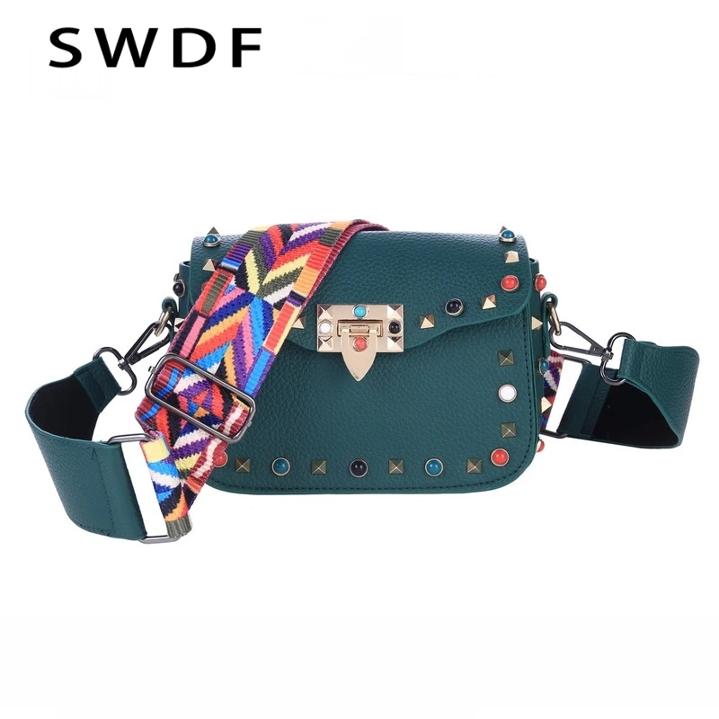 

Fashion Women Messenger Bag New Brand Leather Female Shoulder Bag Luxury Diamond Little Bee Woman Handbags Strap Bags Pink Red