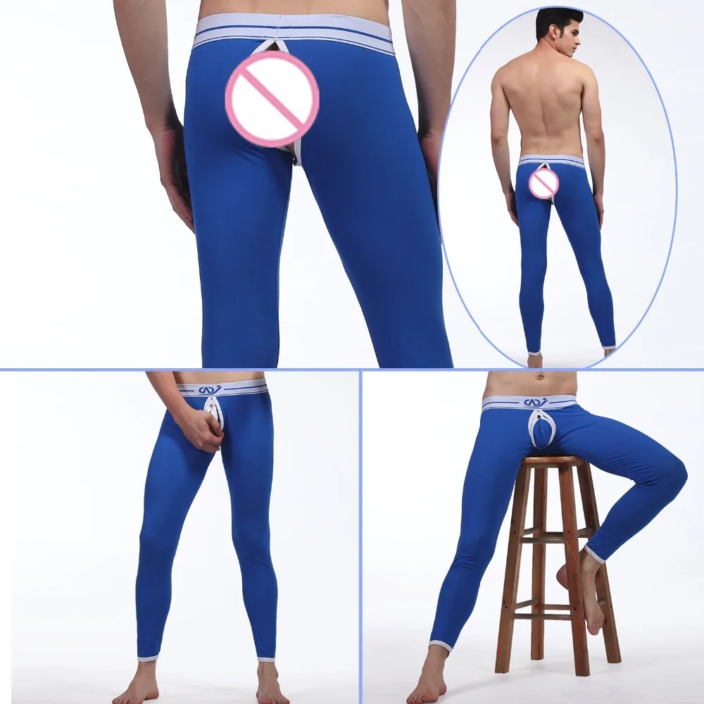 Αγορά Αντρικά Εσώρουχα Sexy Long Johns Wangjiang Men Spandex Leggings