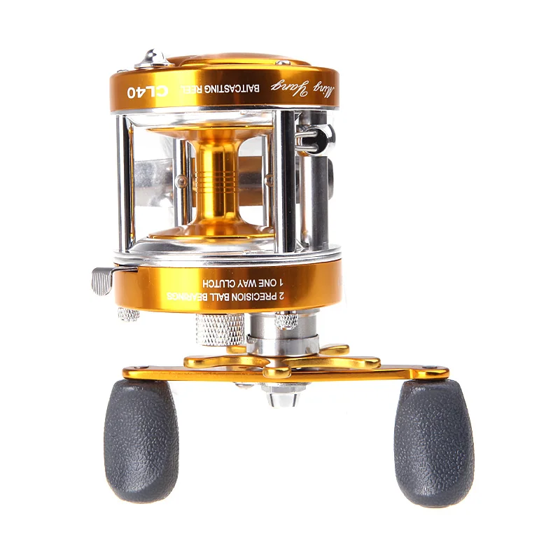 

US Stock Full Metal 2+1BB Ball Bearings Right Hand Drum Wheel Boat Sea Fishing Reel Horizontal CL40