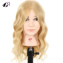 New Arrival Mannequin Hairdressing Training Head 100% Human Hair Blonde Hair Mannequin Head Free Clamp New Arrival Mannequin Hairdressing Training Head 100% Human Hair Blonde Hair Mannequin Head Free Clamp