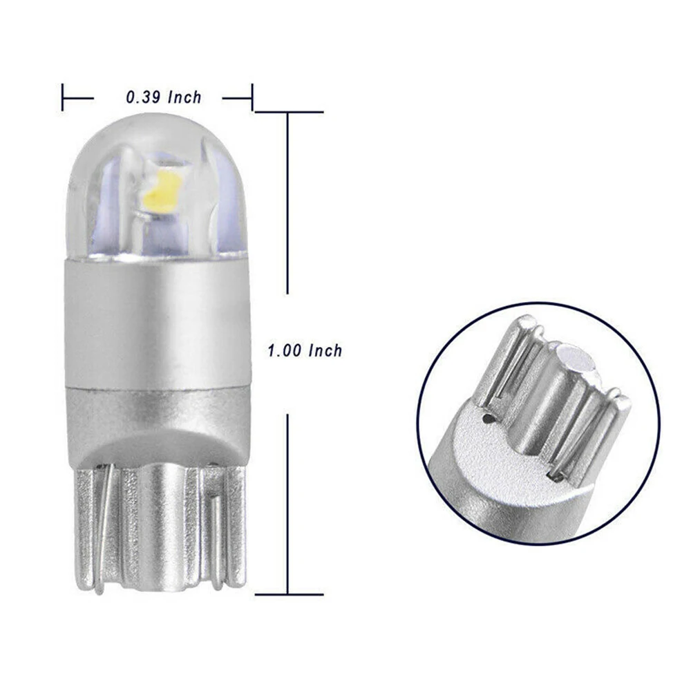 4 шт./компл. автомобильный светильник s супер белый T10 3030 2SMD светодиодный высокое Мощность интерьер светильник лампочка