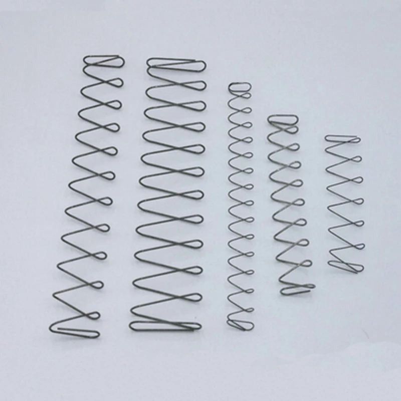 1Pcs 1mm Wire diameter Steel rectangle Trapezoid Square springs Flat type compression spring 21mm width 120mm-300mm L | Обустройство