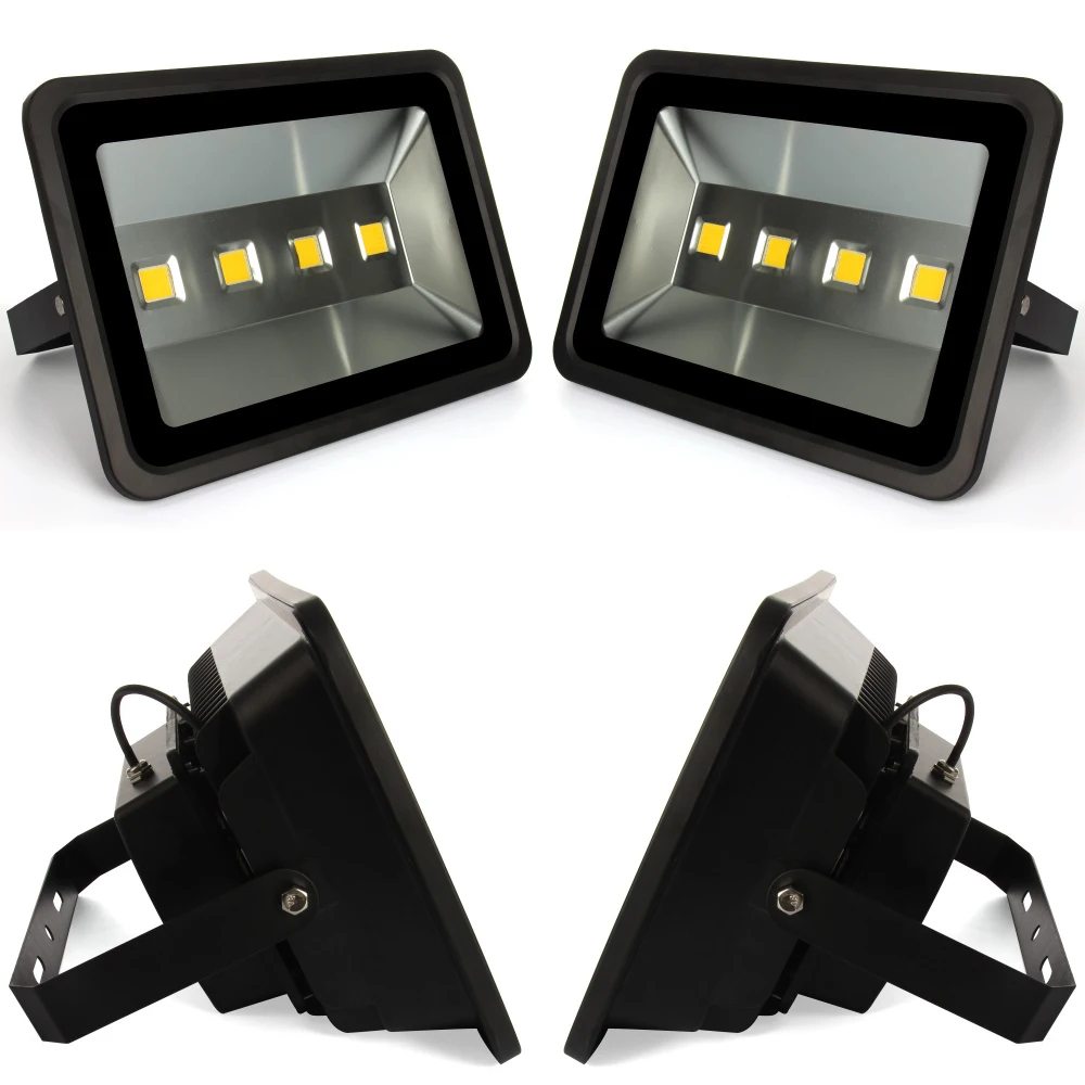 4pcs 200W LED Floodlight Spotlight Outdoor Waterproof Landscape