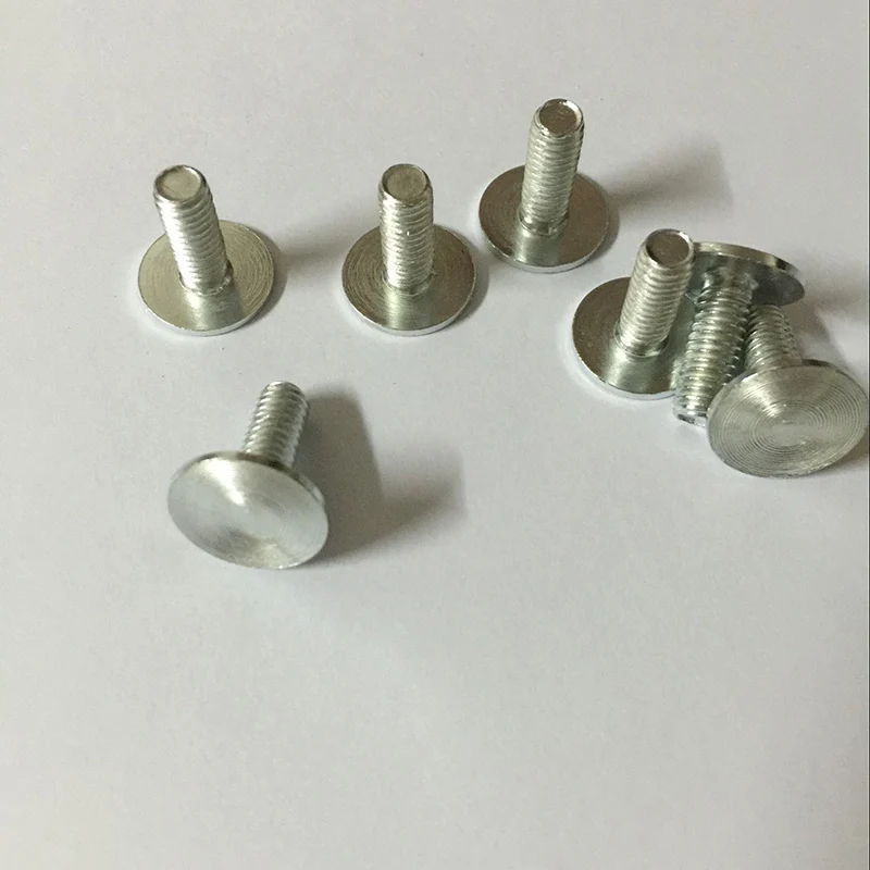 12mm 16mm 19mm length 6mm hole Flat head Bolt Screw x 5 for Cake Stand Fitting