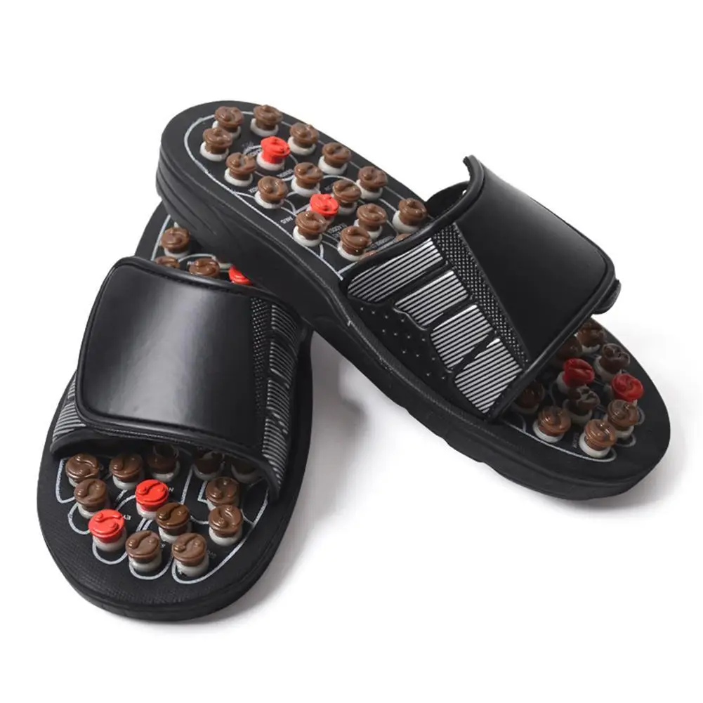 Массажные тапочки с магнитной акупунктурной активностью для рефлексотерапии; сандалии; массажер для ног с акупунктурной точкой; Массажная обувь с весенней подошвой