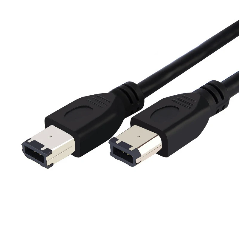 Оптовая продажа 1 8 м Длина IEEE 1394 6pin кабель папа к кабели Firewire Бесплатная