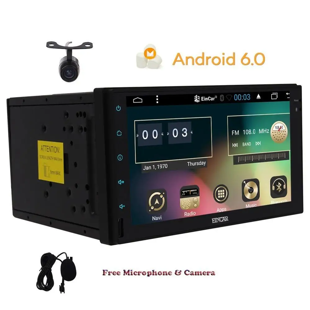 Двойной 2 din android 6 0 Авторадио автомобиля мультимедийный плеер gps навигации 2din