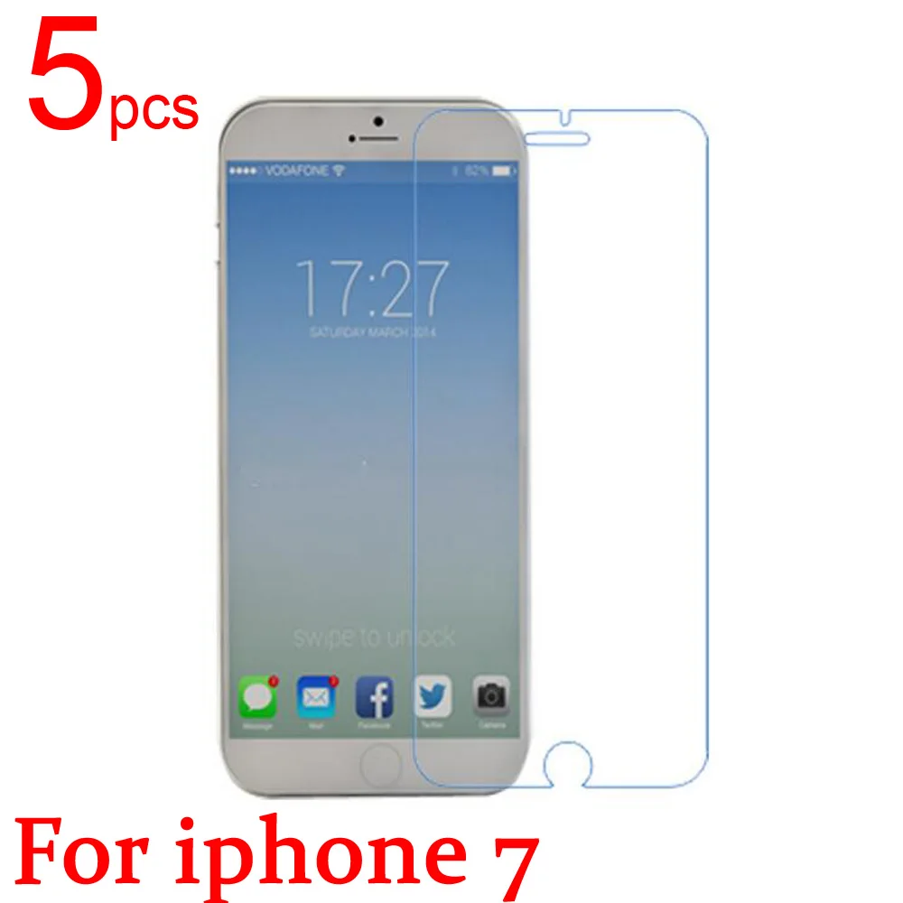 

5pcs Ultra Clear Glossy/Matte/Nano Anti-Explosion LCD Screen Protector Cover Film for Iphone 6 6S 7 Plus Protective Film + Cloth