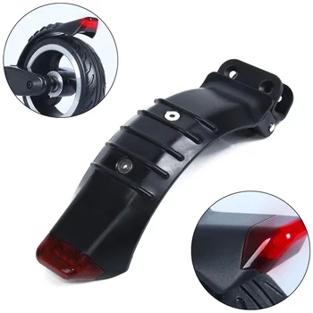 

Black Rear Wheel Brake Fender Mudguard Frame & Safe/Lights For Electric Scooter