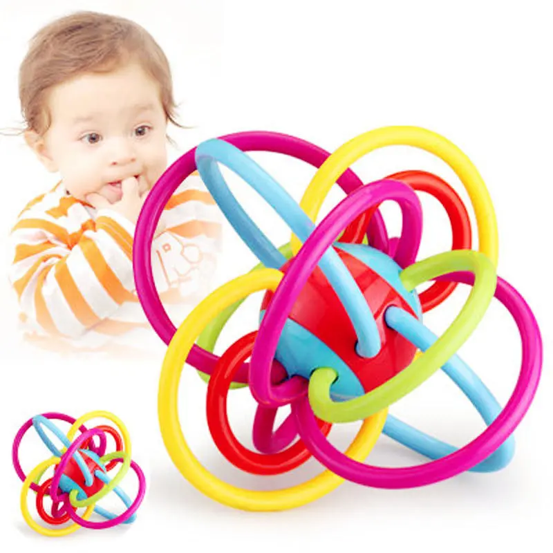 0 12 Months Baby Toy Baby Ball Toy Rattles Develop Baby Intelligence