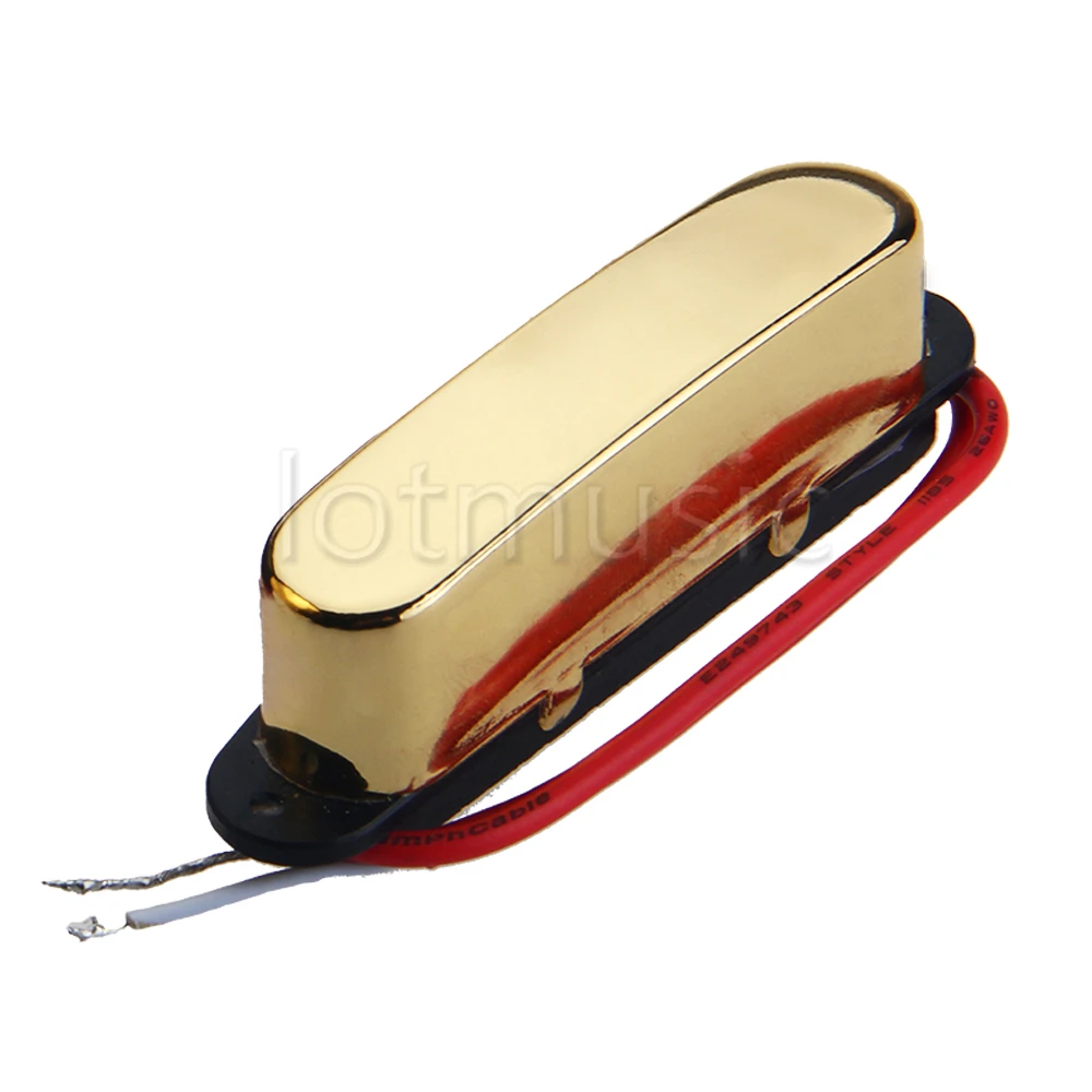 Однокатушечный Пикап для электрогитары запчасти аксессуары золотистый хром